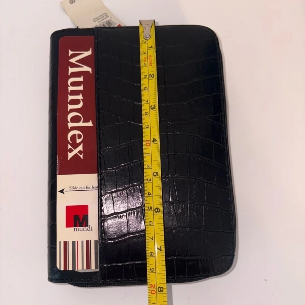 Vintage Mundi Mundex Daily Planner Organizer Wallet NWT